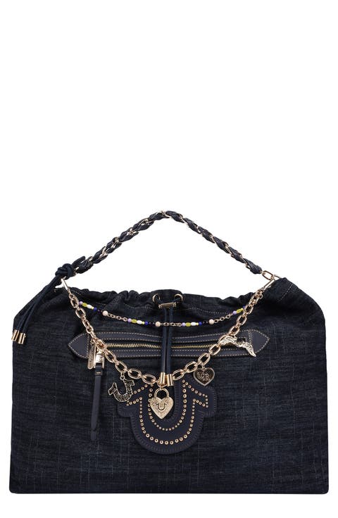 Vintage Chain Denim Hobo