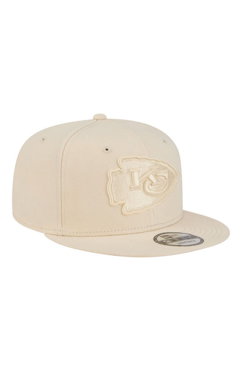 New Era Men's New Era Cream Kansas City Chiefs Colorpack 9FIFTY Snapback Hat, Alternate, color, Cream