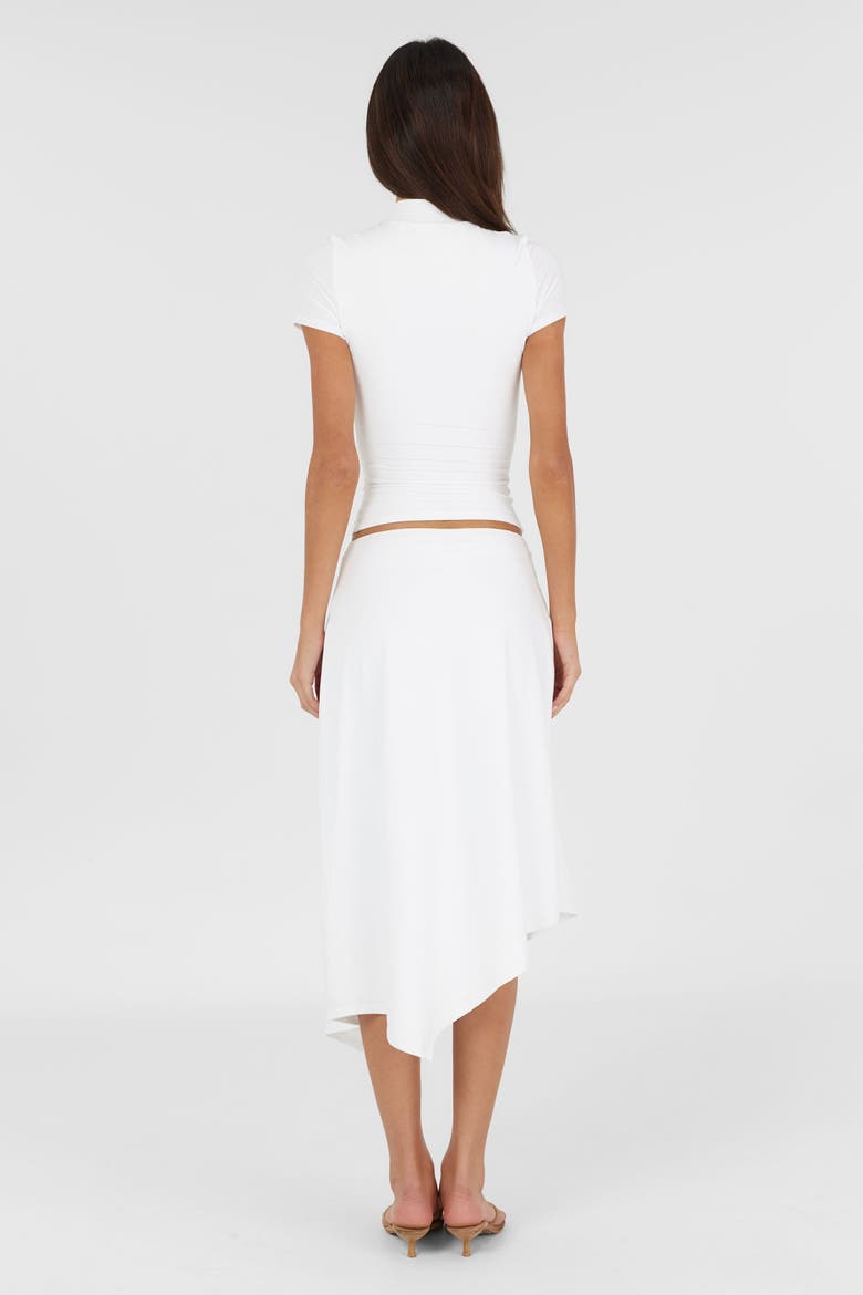 Madeleine Midi Skirt, Alternate, color, White