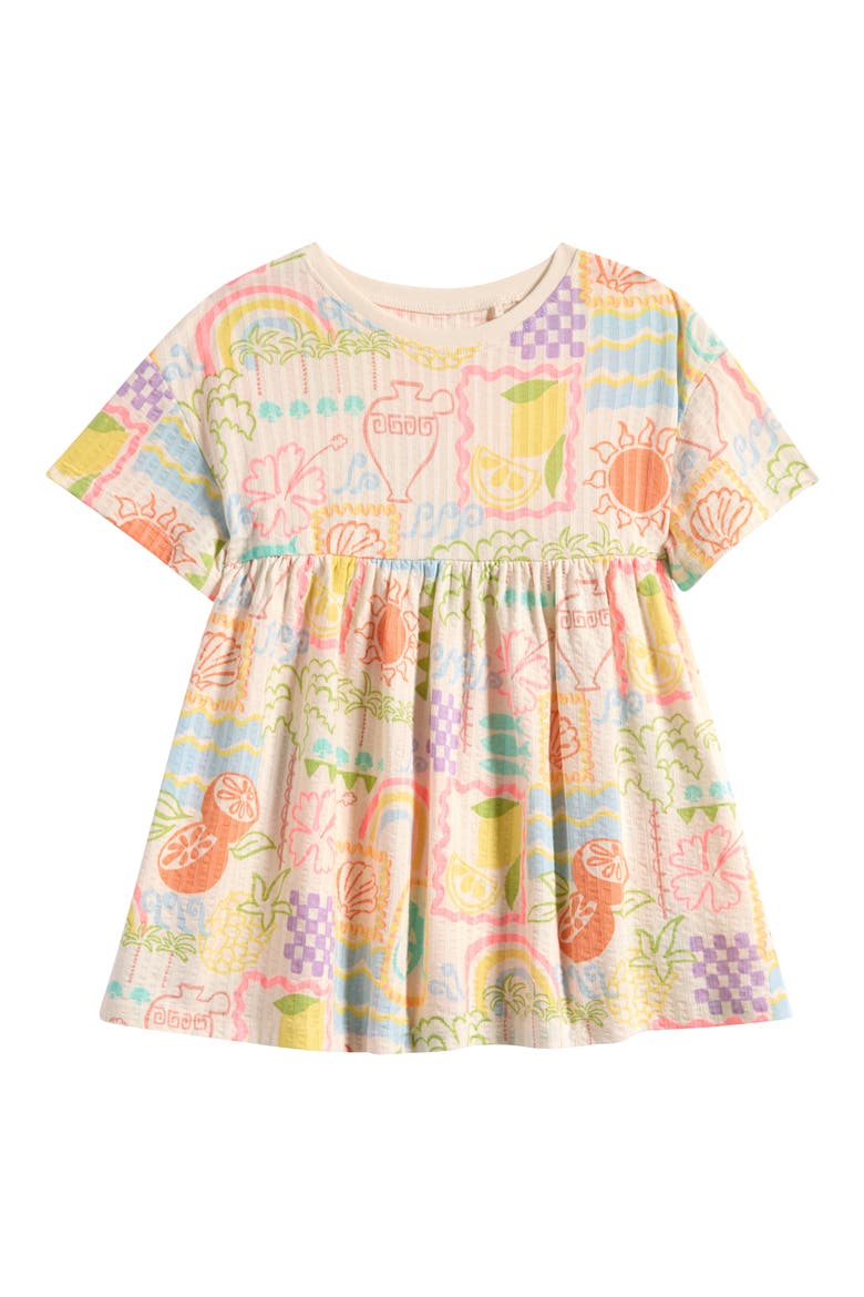 Rib Jersey Dress, Main, color, MULTI