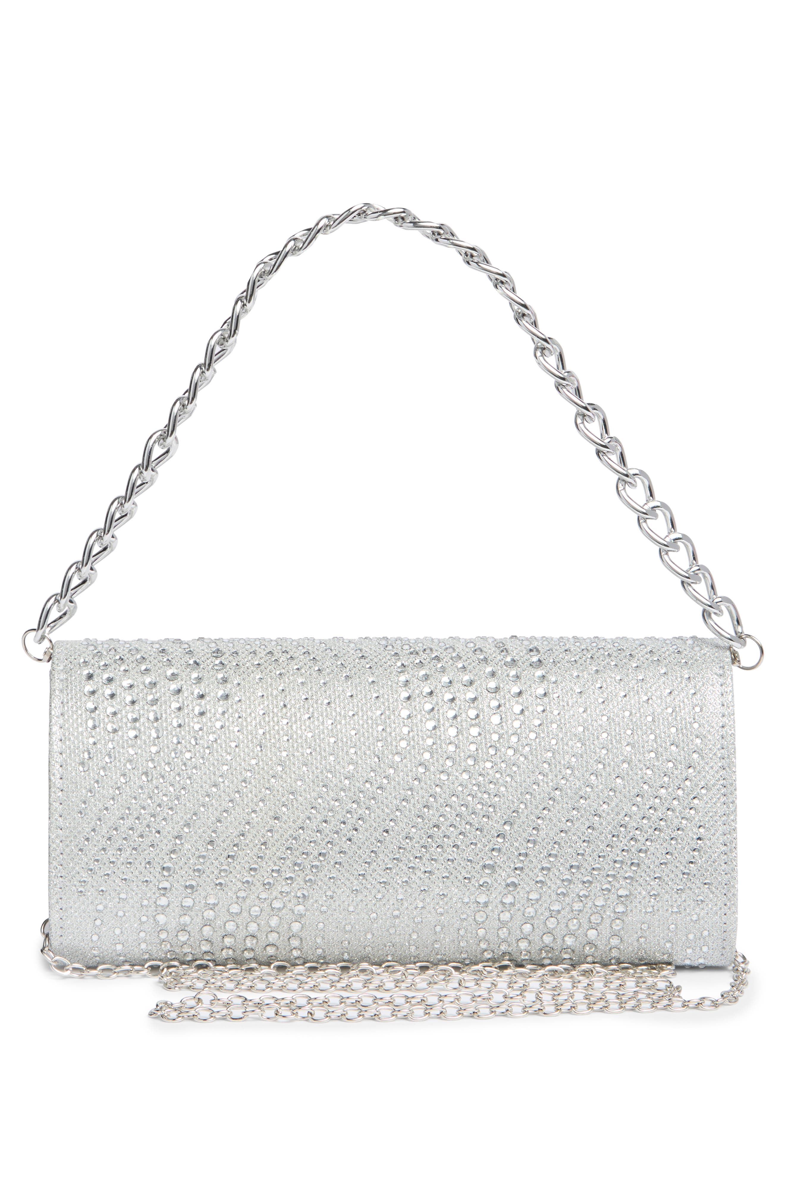 Jessica McClintock Max Embellished Shoulder Bag, Alternate, color, 