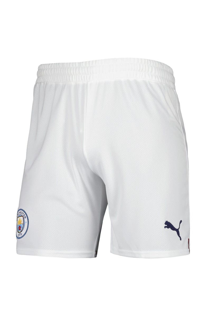 PUMA Men's Puma White Manchester City Replica DryCELL Shorts, Alternate, color, 