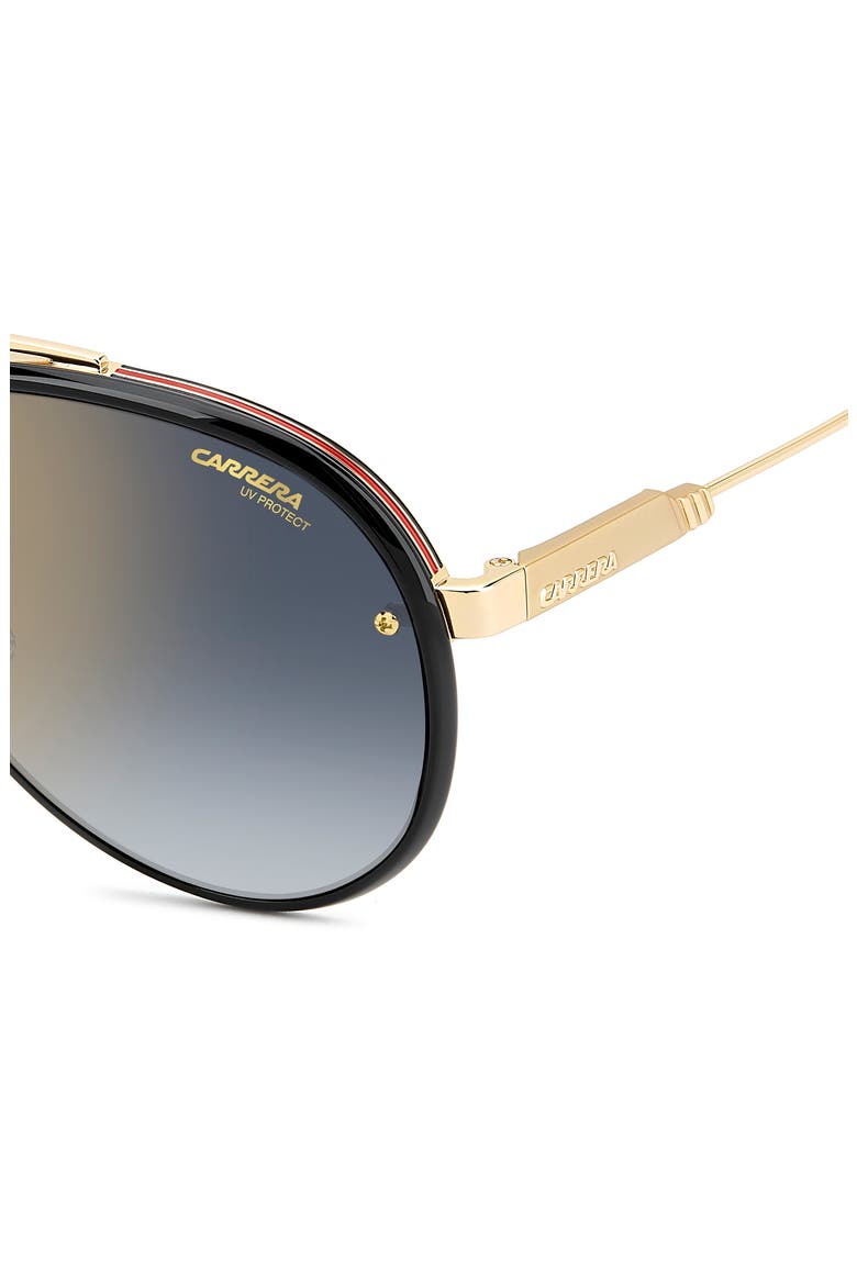 Glory 58mm Pilot Sunglasses, Alternate, color, GOLD RED