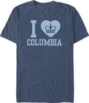 Columbia University Men's I Love Ivy League Short Sleeve Graphic T-Shirt