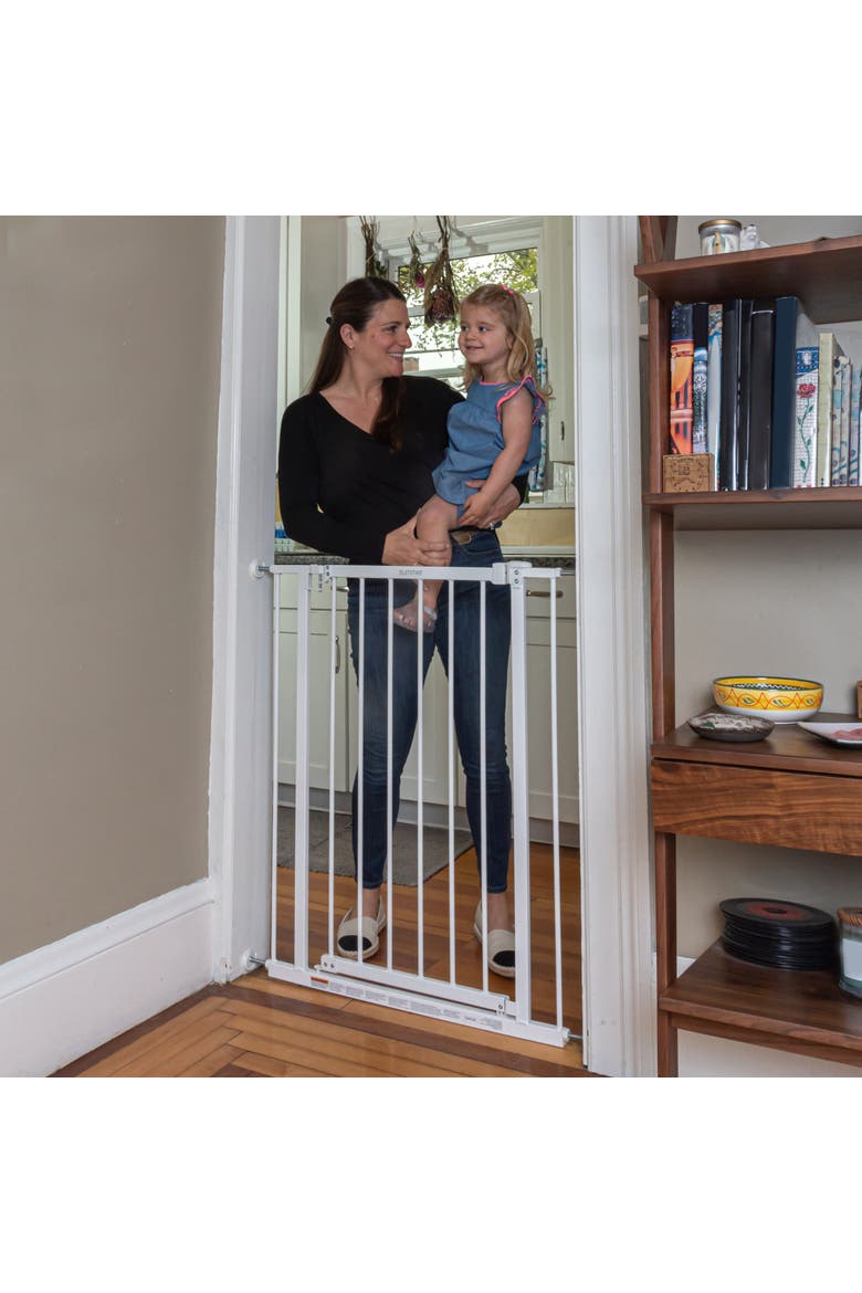 Summer Everywhere Extra Tall Walk-Thru Safety Gate, Alternate, color, White