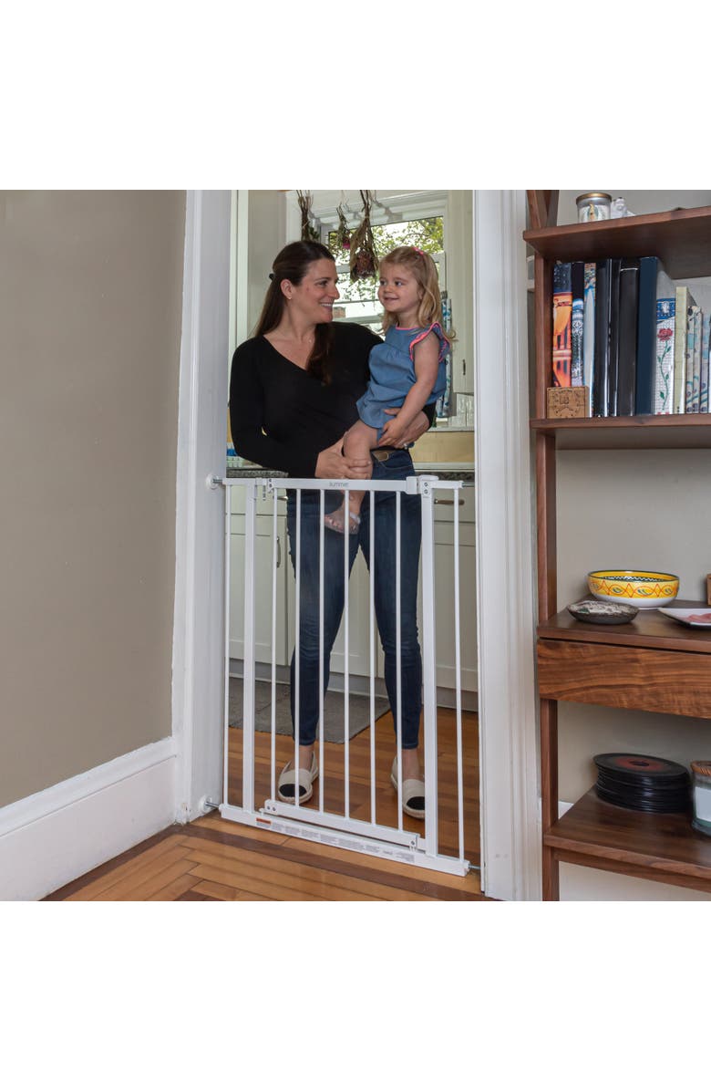 INGENUITY Summer Everywhere Extra Tall Walk-Thru Safety Gate, Alternate, color, White