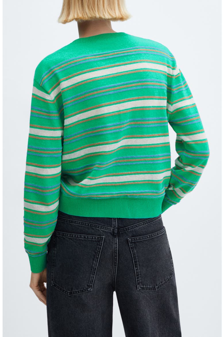 Malbo Stripe Sweater, Alternate, color, GREEN