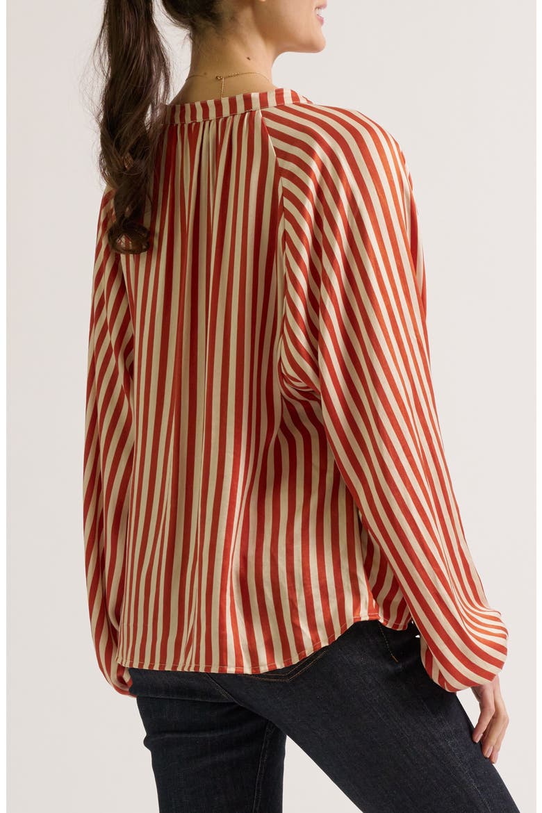Madeleine Maternity & Nursing Blouse, Alternate, color, Copper