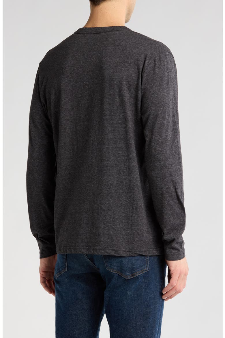 Melangia Knit Henley, Alternate, color, CHARCOAL
