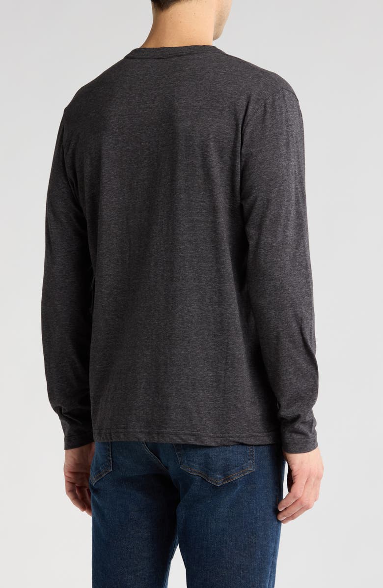 Coastaoro Melangia Knit Henley, Alternate, color, Charcoal