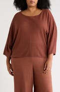 MAX STUDIO Textured Dolman Sleeve Sweater