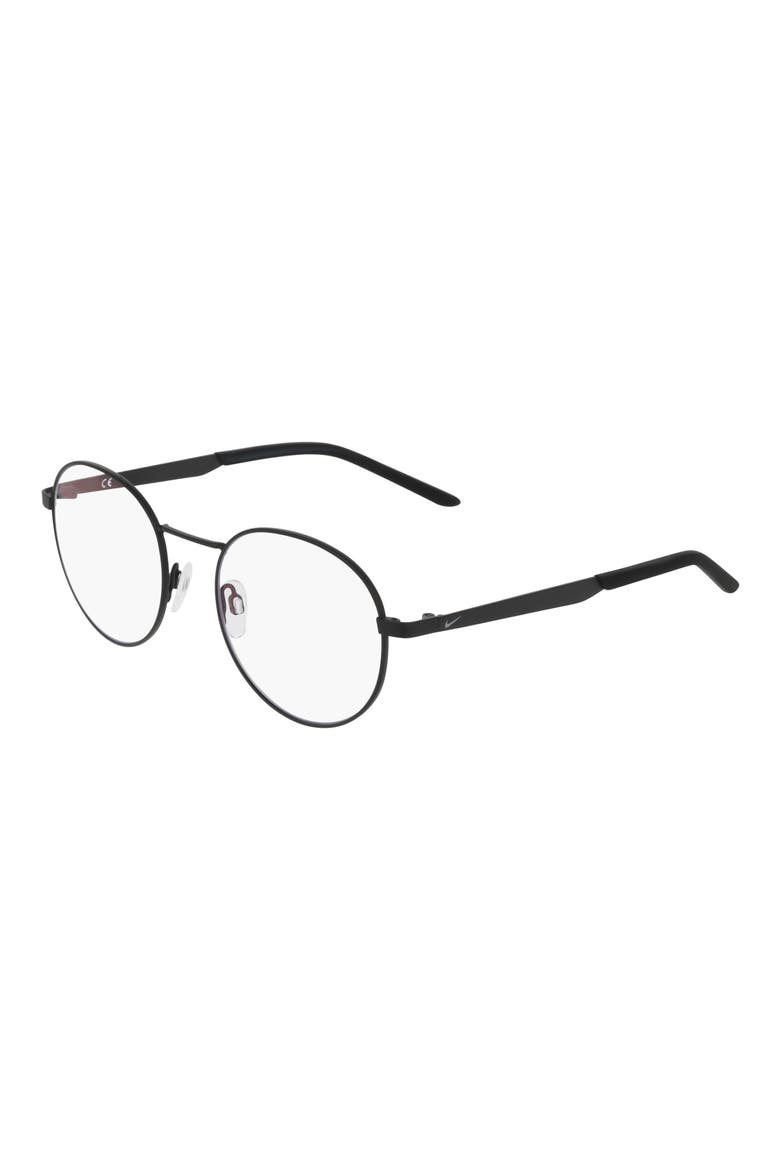 Traveler Drift 51mm Round Blue Light Blocking Reading Glasses, Alternate, color, MATTE BLACK / BLUE LIGHT