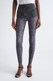 DIESEL® P-Hour Bouclé Skirt with Trompe l'Oeil Leggings