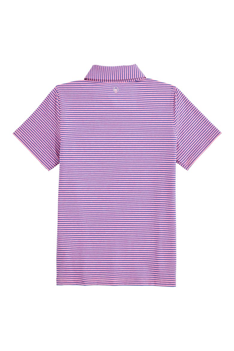 Kids' Bradley Stripe Stretch Polo, Alternate, color, BAHA