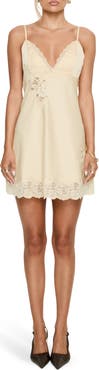 Princess Polly Aloura Spliced Lace Minidress
