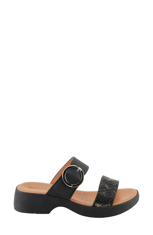 Patrizia By Spring Step Fenna Slide Sandal In Black