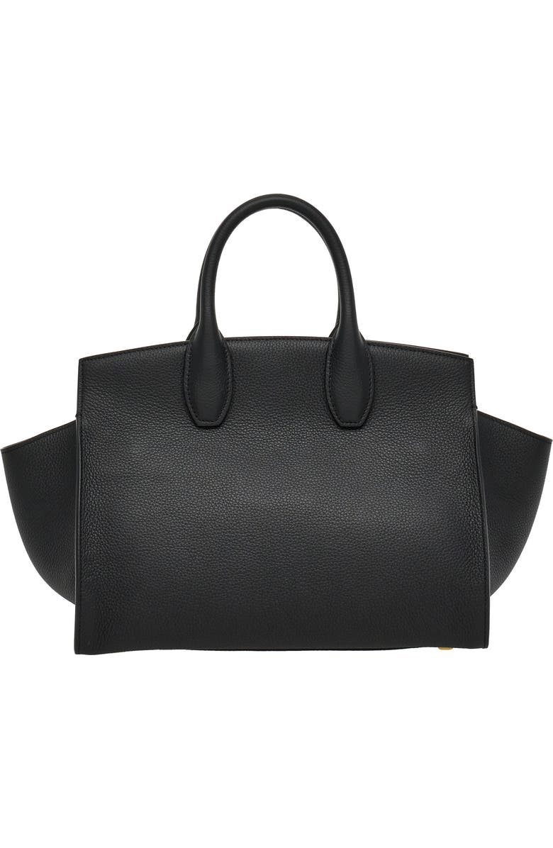 FERRAGAMO The Studio Soft Small Leather Top-Handle Bag, Alternate, color, Nero