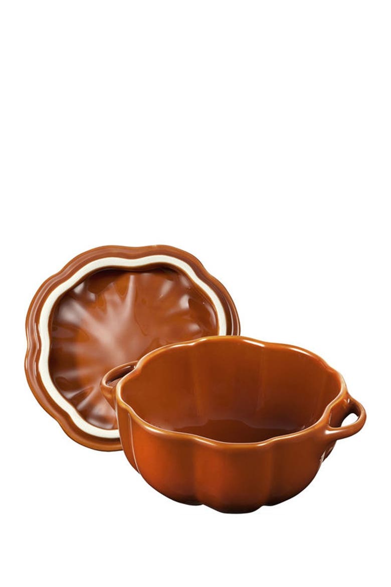 Petite Pumpkin Cocotte, Alternate, color, BURNT ORANGE