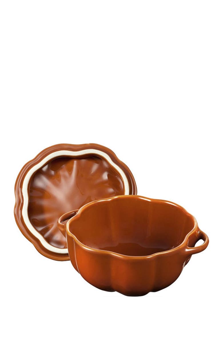 Staub Petite Pumpkin Cocotte, Alternate, color, Burnt Orange