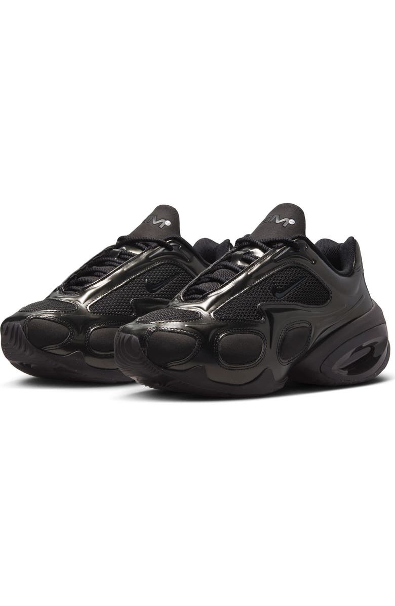 Nike Air Max Muse Sneaker, Main, color, Black/ Black/ Metallic Silver