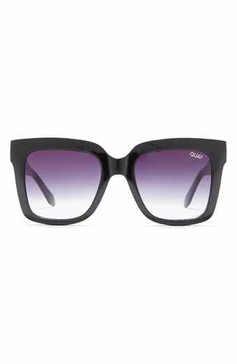 QUAY Icy 52mm Gradient Square Sunglasses