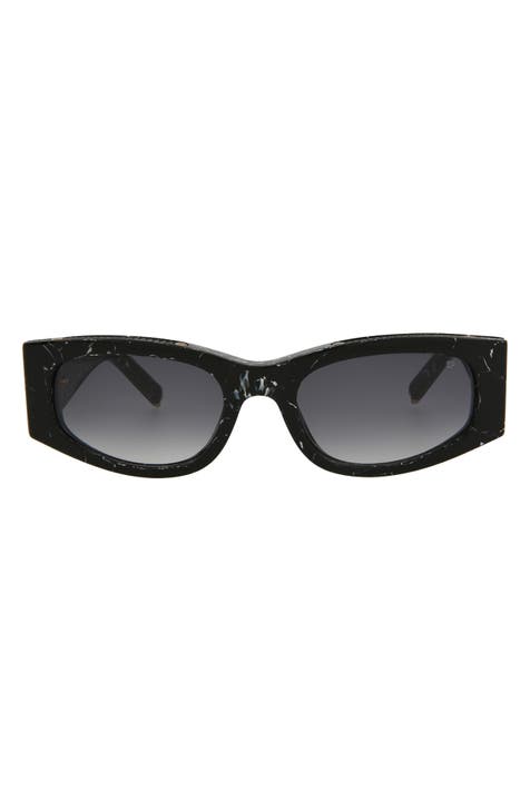 55mm Oval Sunglasses