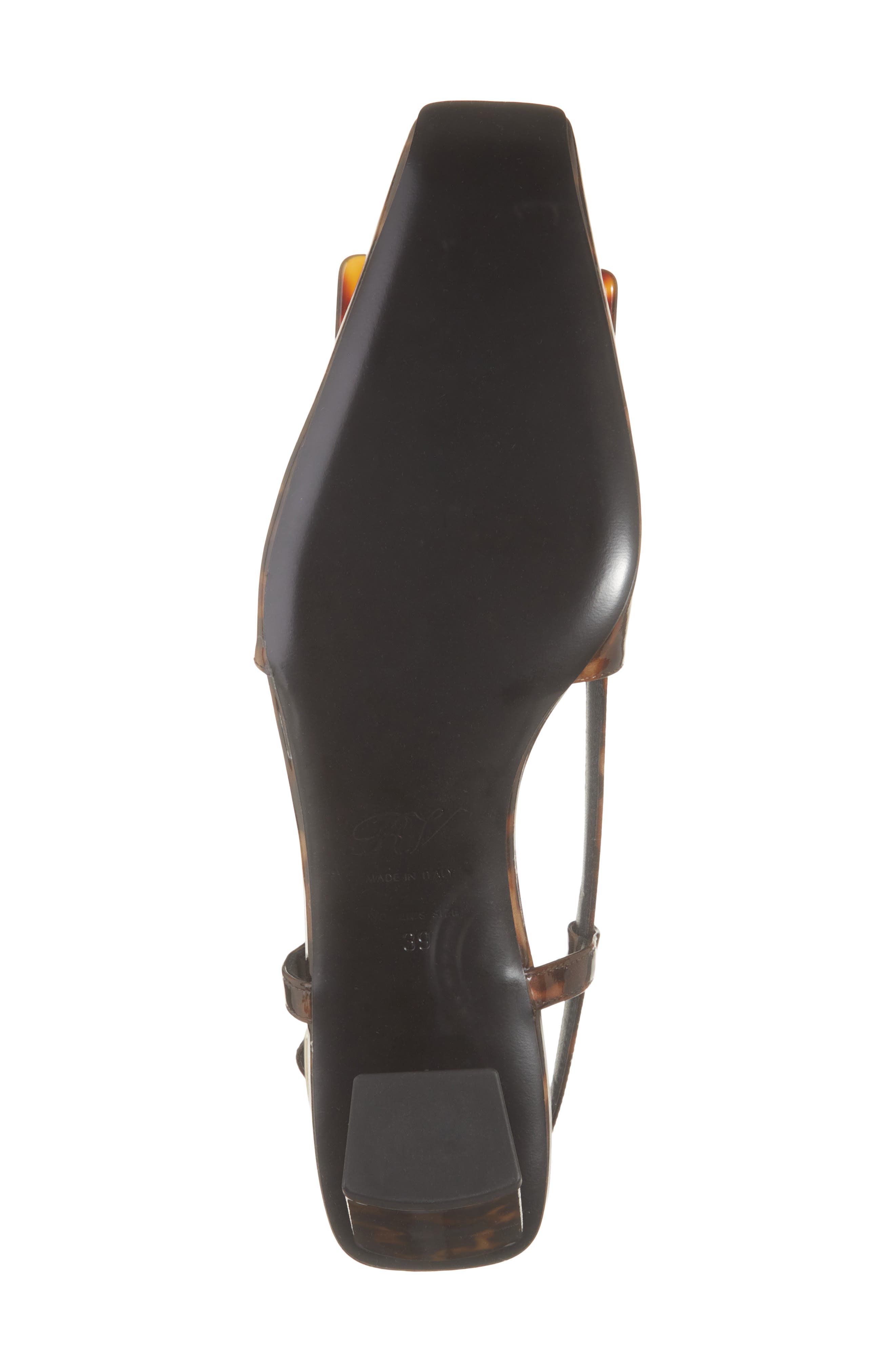 Belle Vivier Patent Leather Slingback Pump, Alternate, color, MARRONE AFRICA