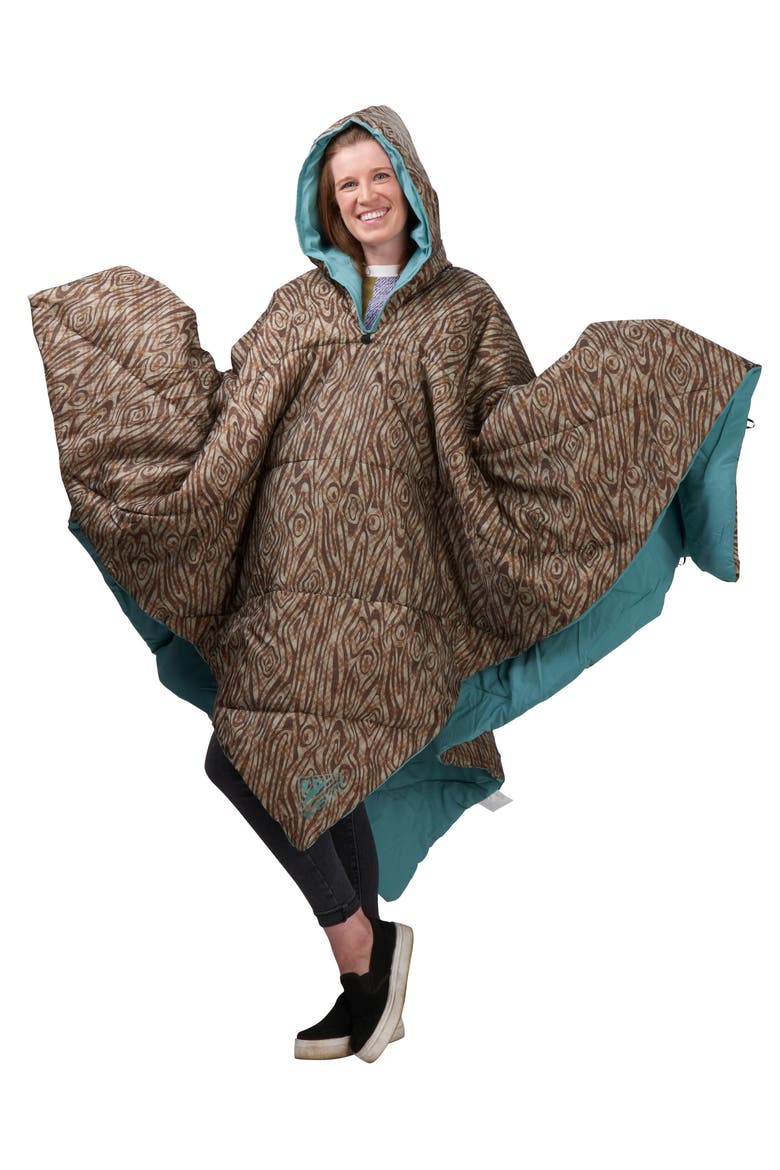 Hoodligan Convertible Blanket, Alternate, color, TRELLIS/ BACKCOUNTRY