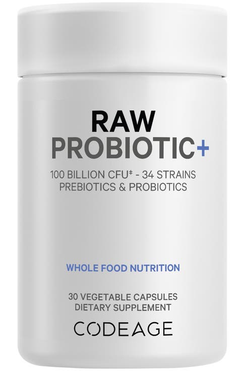 Raw Probiotic+ 100 Billion CFU Supplement