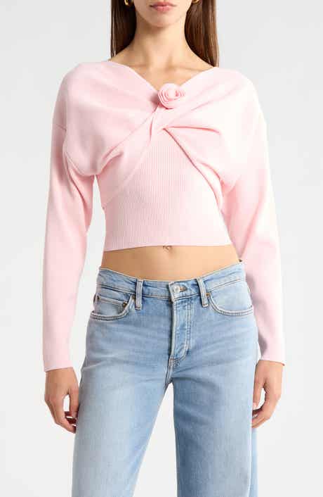 ASTR the Label Jasmyn Rib Crop Tube Top & Bolero Set