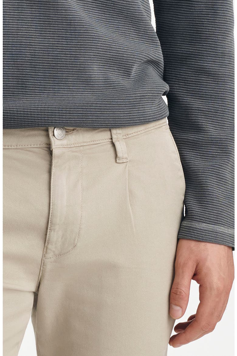 Will Pleated Slim Leg Chino Pants, Alternate, color, BONE LUXE TWILL