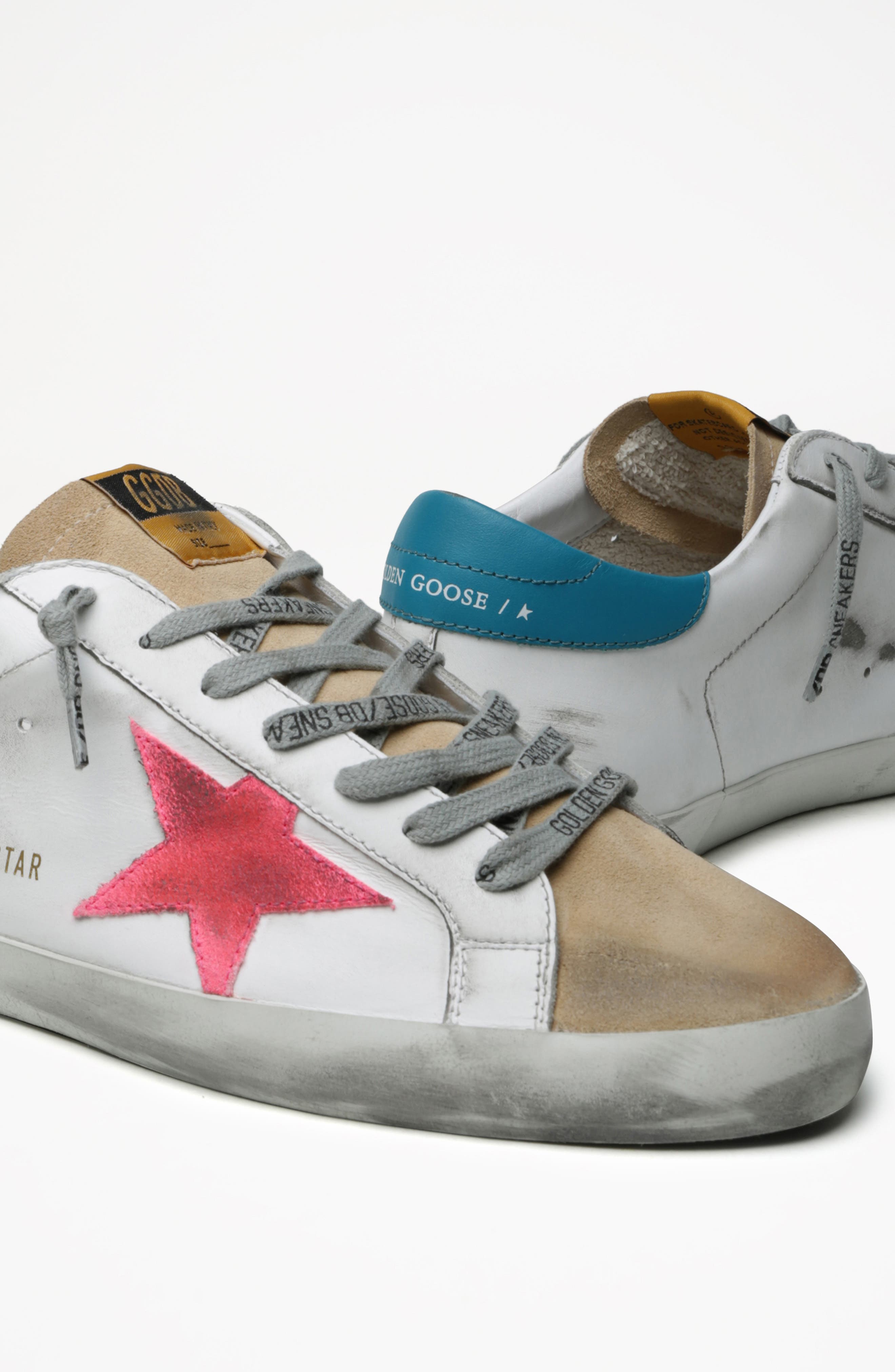 Golden Goose Super-Star Low Top Sneaker, Alternate, color, 