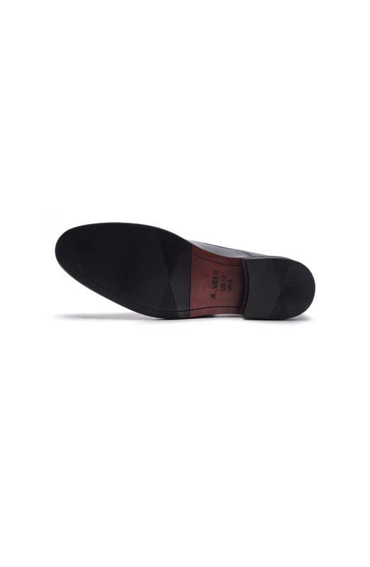 A. Veer Rowan Derby, Alternate, color, Black Leather