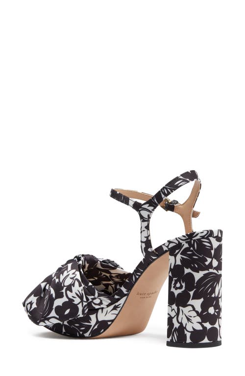 Kate Spade New York Lucie Ankle Strap Platform Sandal In Black