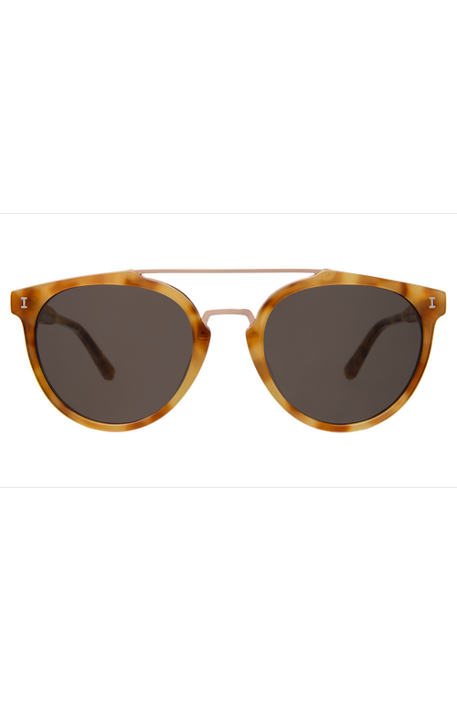 Illesteva Puglia Sunglasses In Amber