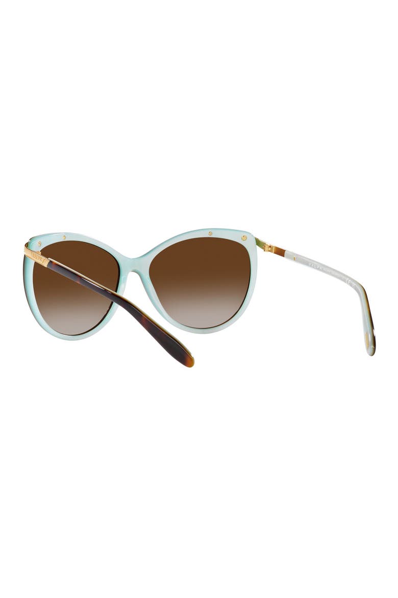 59mm Gradient Cat Eye Sunglasses, Alternate, color, BROWN GRADIENT