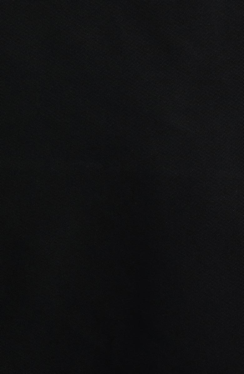 Schott NYC MA-1 Satin Flight Jacket, Alternate, color, Black