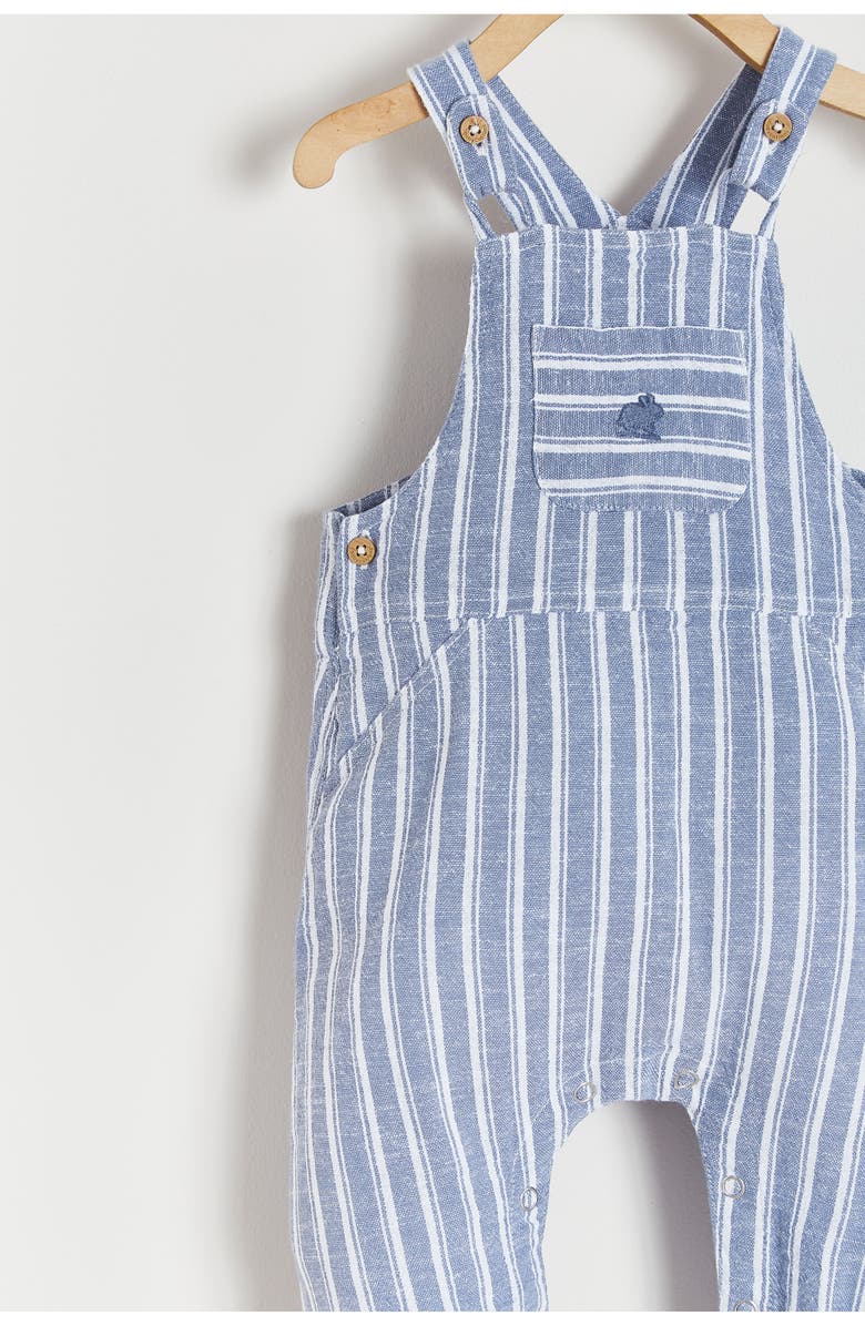 Babycottons Premium Cotton Rani Overall for Infant, Alternate, color, Blue