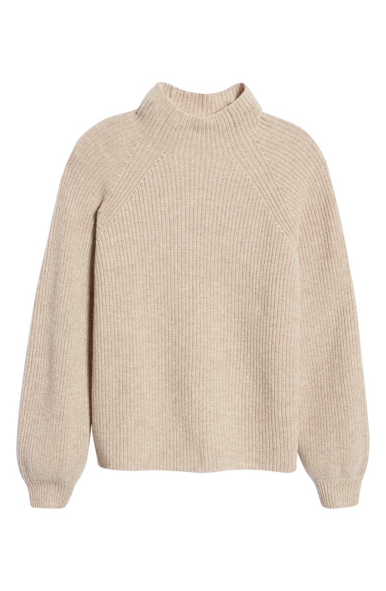Reformation Georges Mock Neck Cashmere Sweater, Alternate, color,