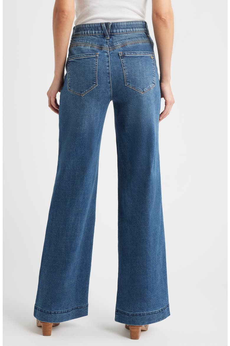 Gracie Skyrise Wide Leg Jeans, Alternate, color, MID BLUE