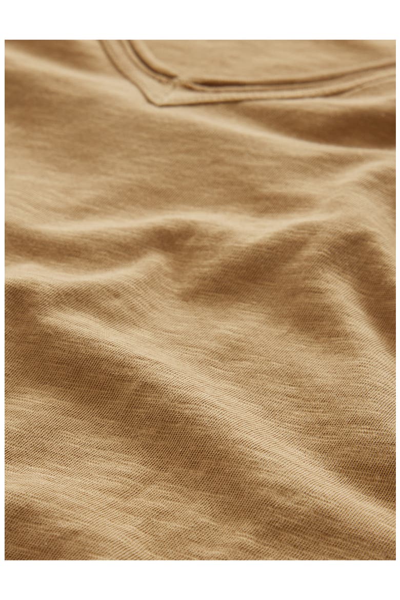 Miles Slub V-Neck T-Shirt, Alternate, color, CAMEL