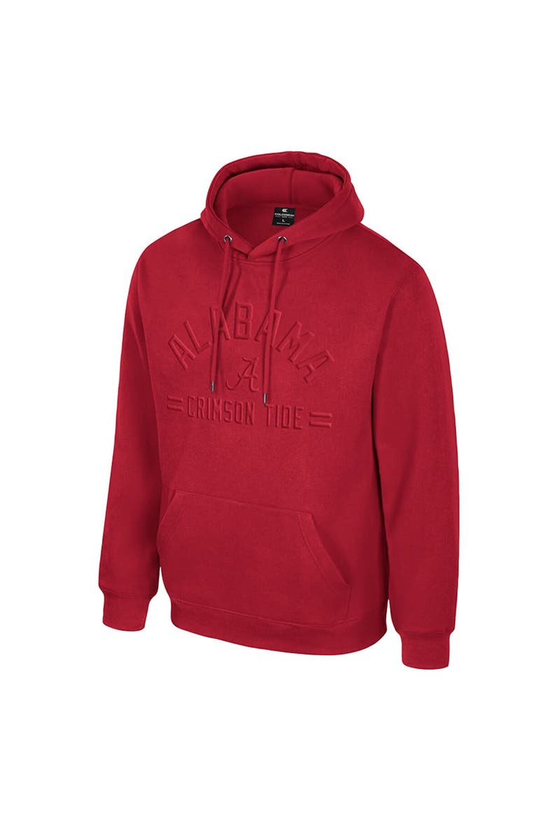 Men's Colosseum Crimson Alabama Crimson Tide New Member Hoodie, Alternate, color, Crimson