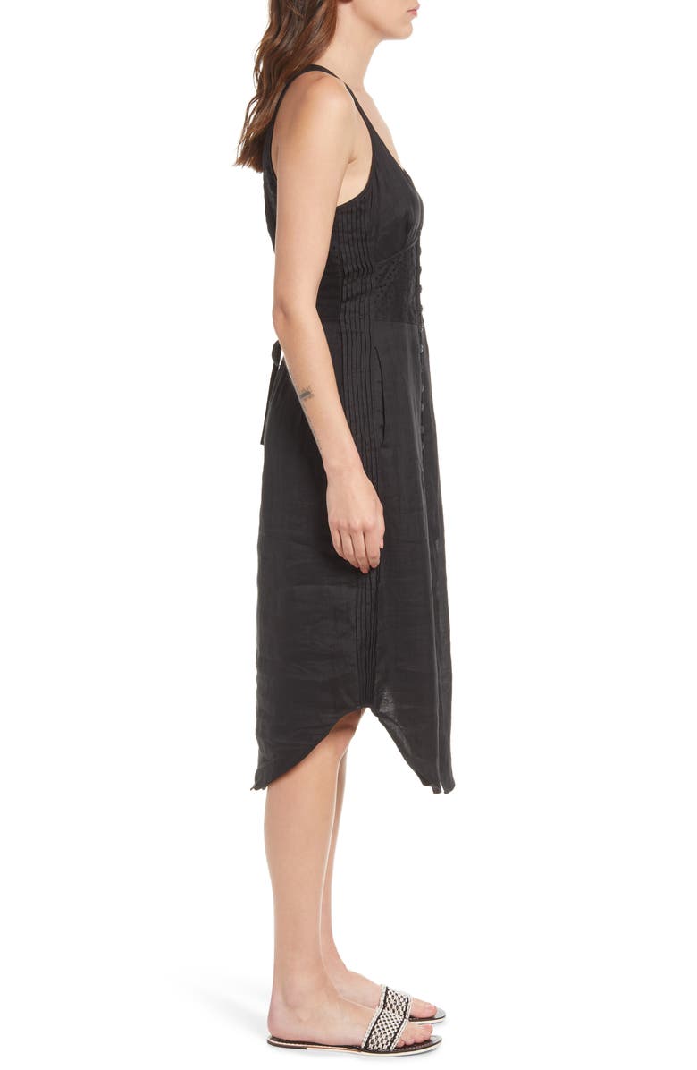 rag & bone Criseli Linen Sundress, Alternate, color,
