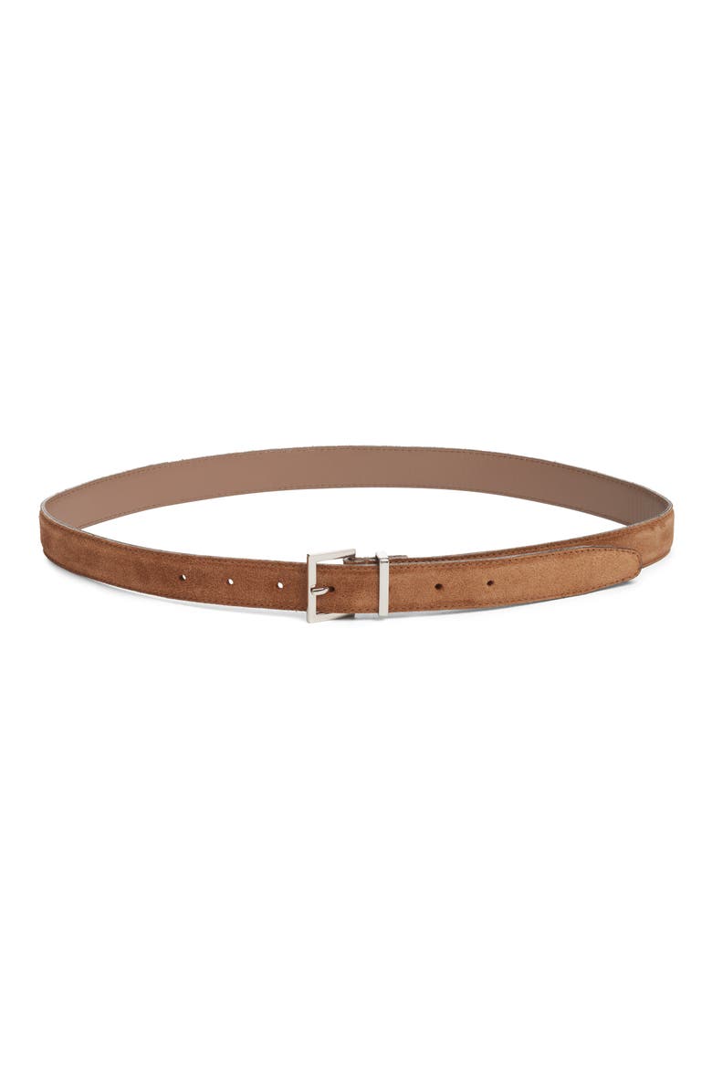 Square Suede Belt, Main, color, DATE