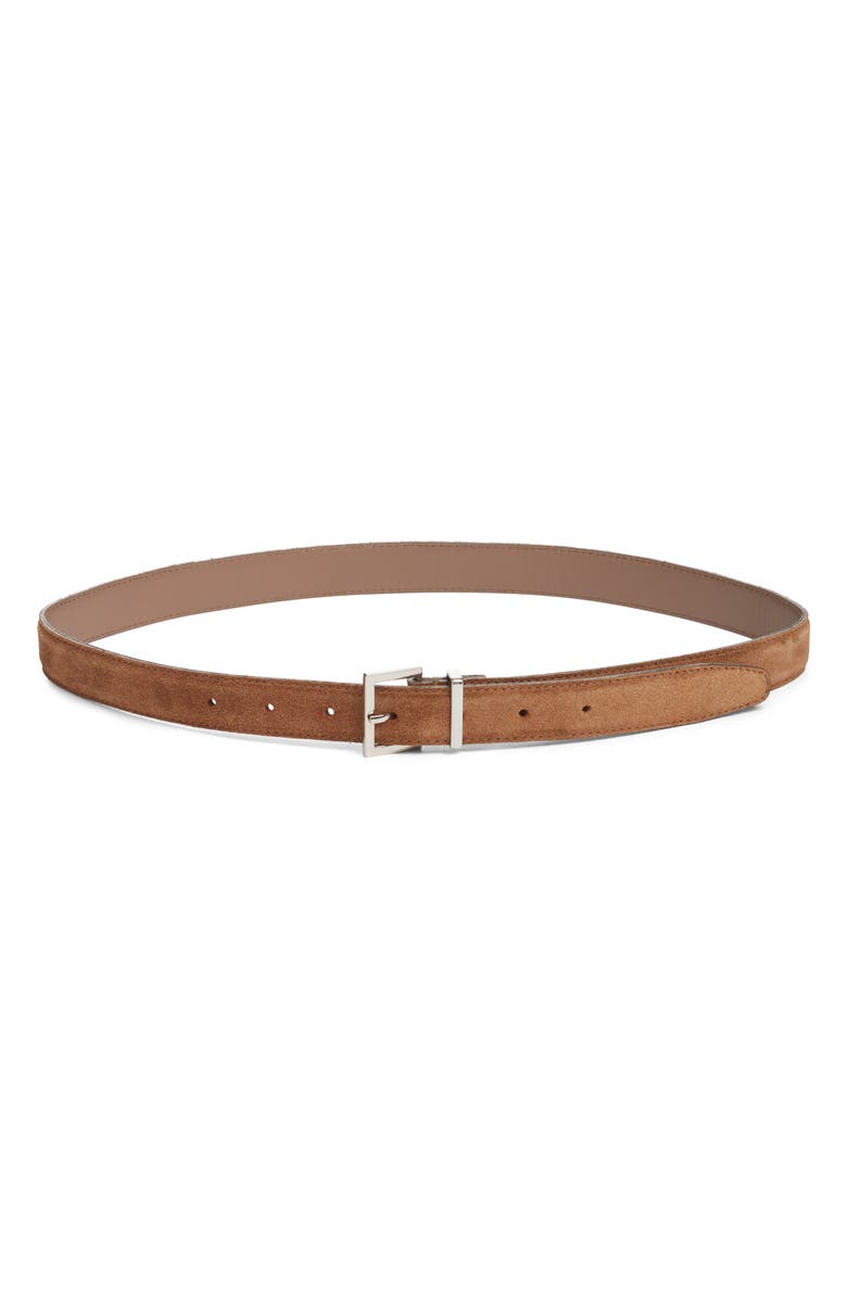 FRAME Square Suede Belt, Main, color, Date