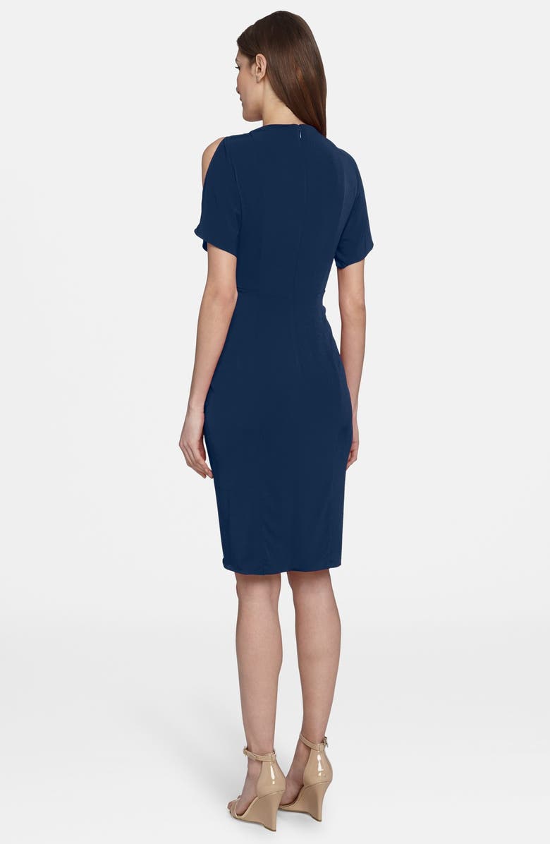 Catherine Catherine Malandrino 'Emily' Cold Shoulder Twist Front Dress, Alternate, color, 