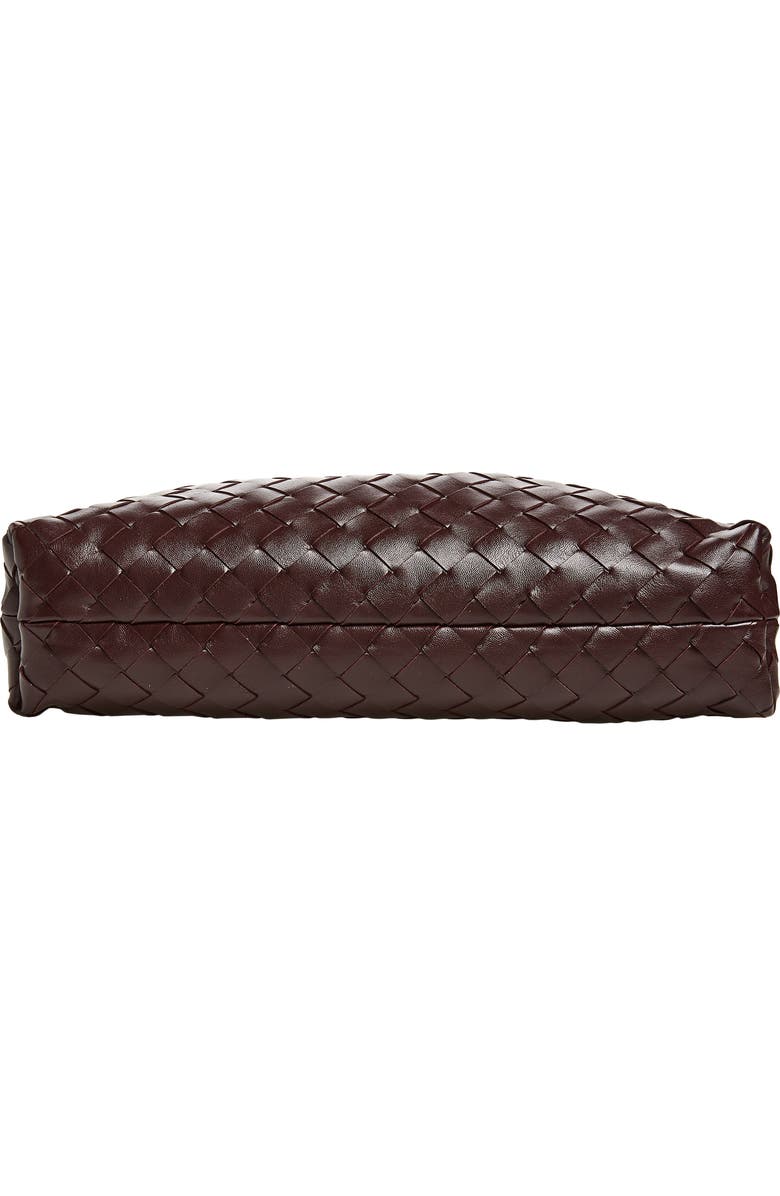 Bottega Veneta Dustbag Intrecciato Leather Shoulder Bag, Alternate, color, 2264 Dark Barolo-M Brass