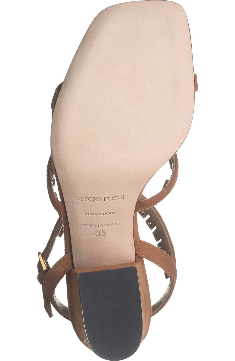 Sergio Rossi 3-Strap Sandal, Alternate, color,