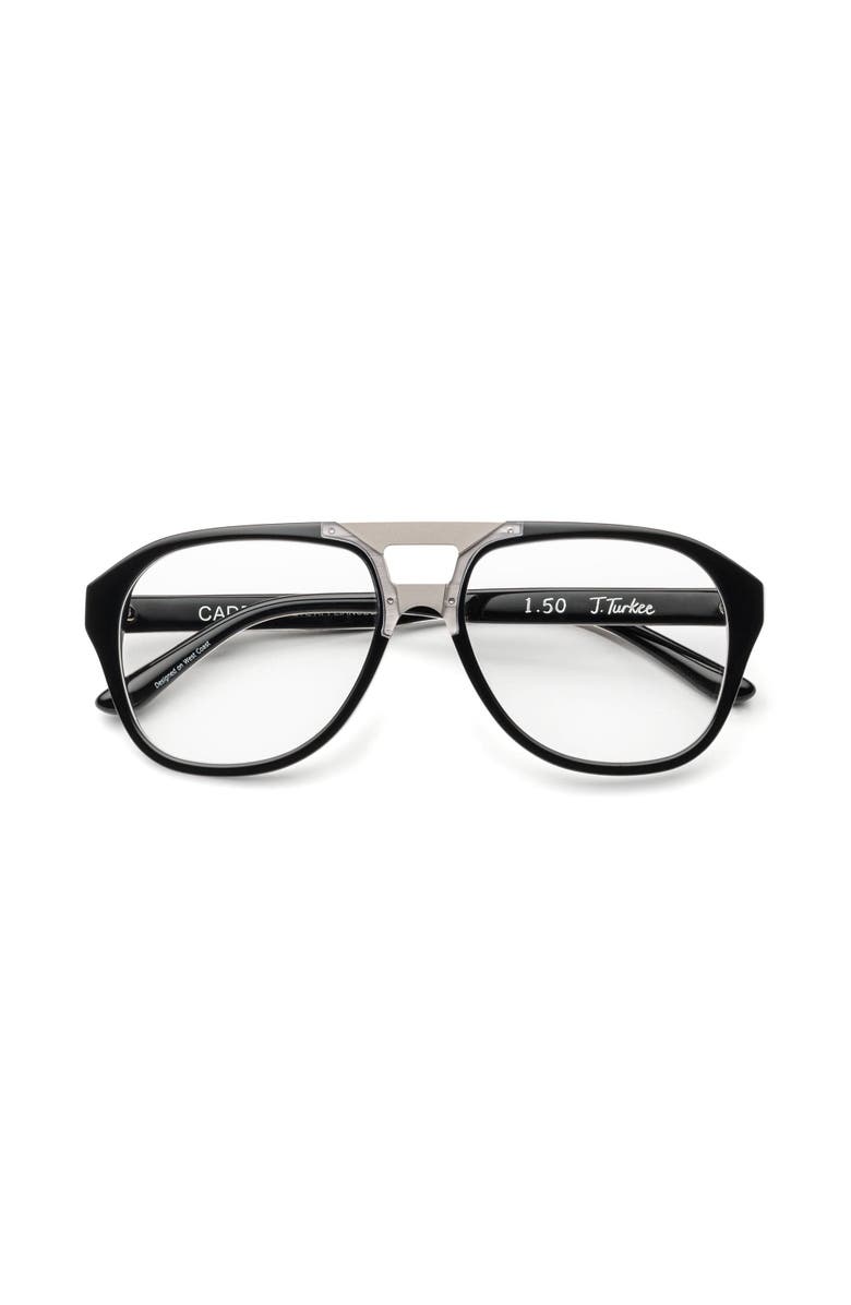 Caddis J. Turkee | Reading Glasses, Main, color, Black - Matte Gunmetal