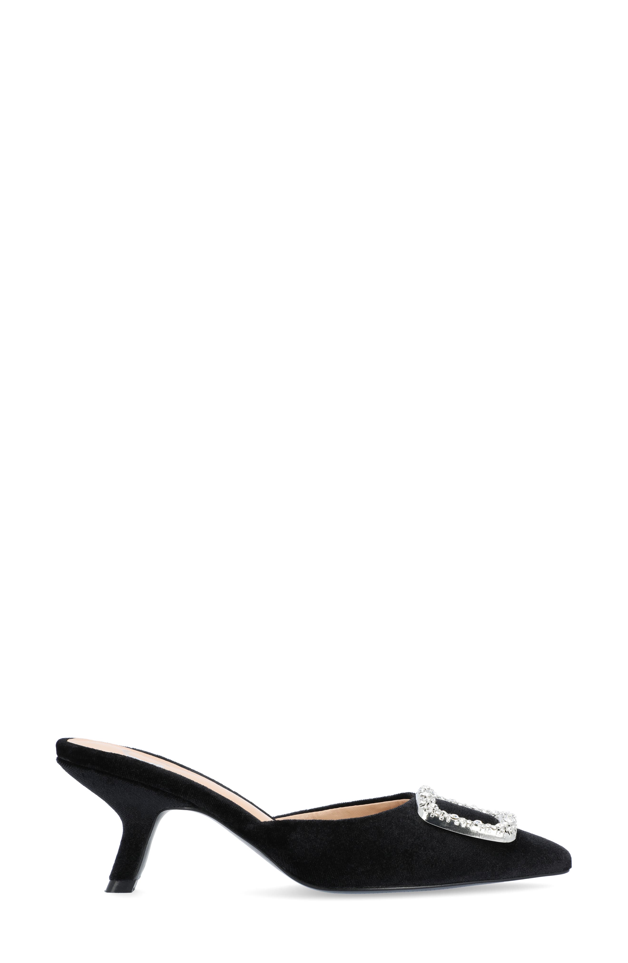 Journee Collection Rishie Pump, Alternate, color, Black